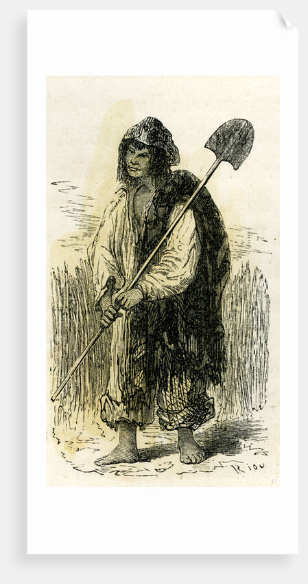 Valley of Arequipa Peon 1869 Peru by Anonymous