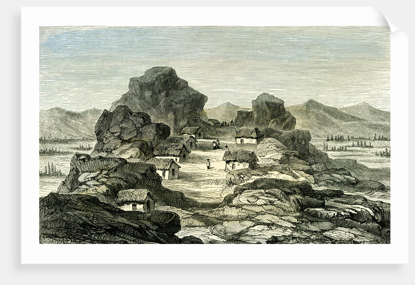 Sachaca Village 1869 Peru by Anonymous