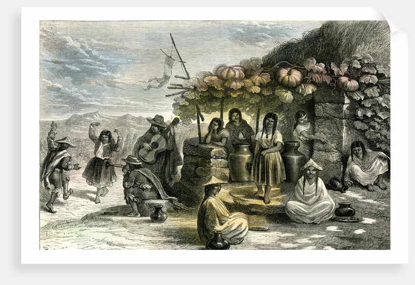 De Sachaca a Yanahuara Cabaret 1869 Peru by Anonymous