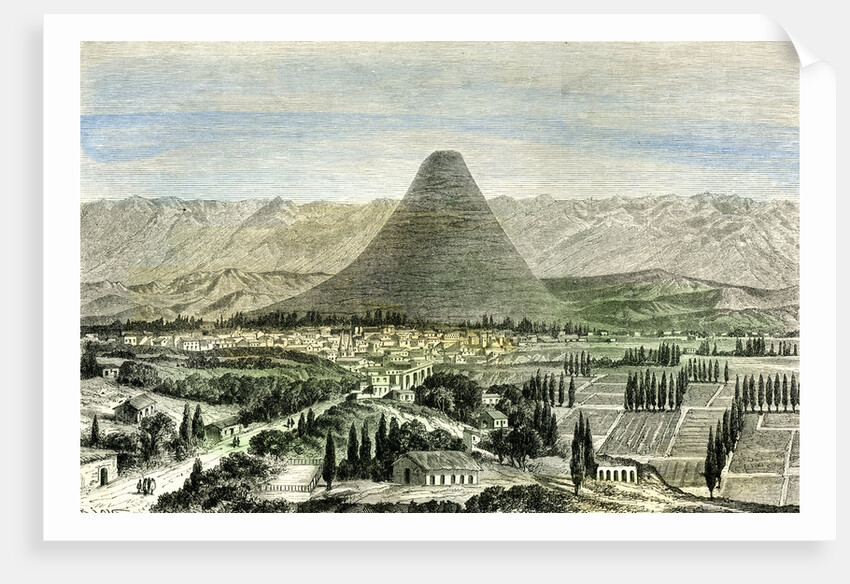 Arequipa Town and Valley 1869 Peru by Anonymous
