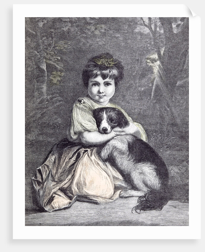 Love Me Love My Dog. 1873 by Anonymous