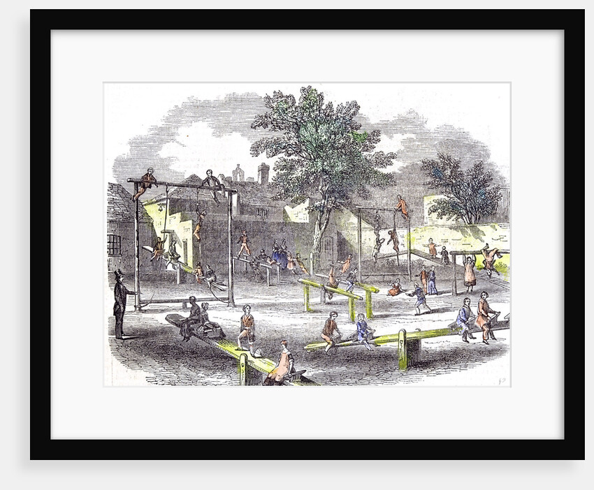 Gymnasia and Play Ground of the Children of the Infant School by Anonymous