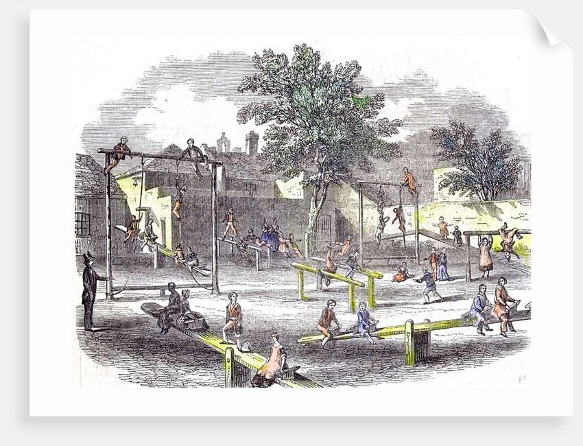 Gymnasia and Play Ground of the Children of the Infant School by Anonymous