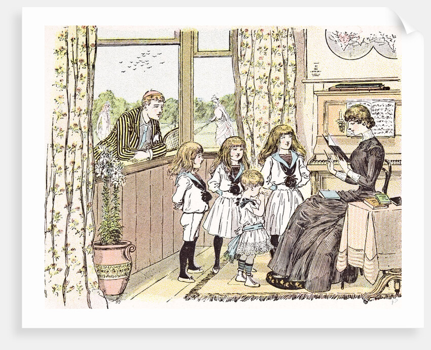 In Love with the Governess in Britain 1892 by Anonymous