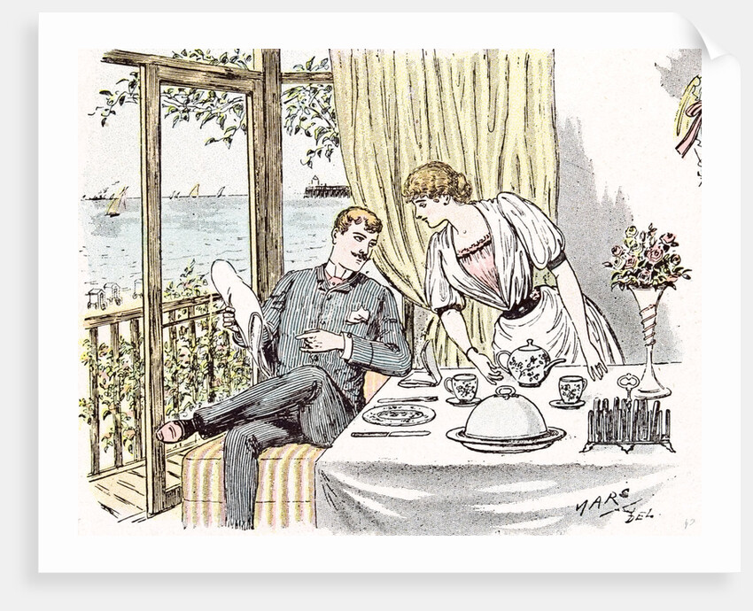 Wedding Anouncement in 1892 by Anonymous