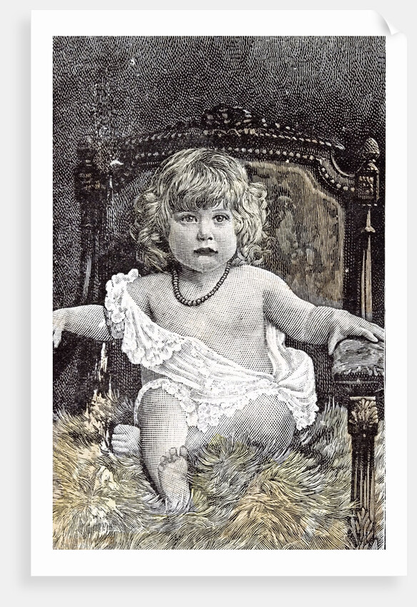 Girl in a Chair Hackney London 1892 by Anonymous