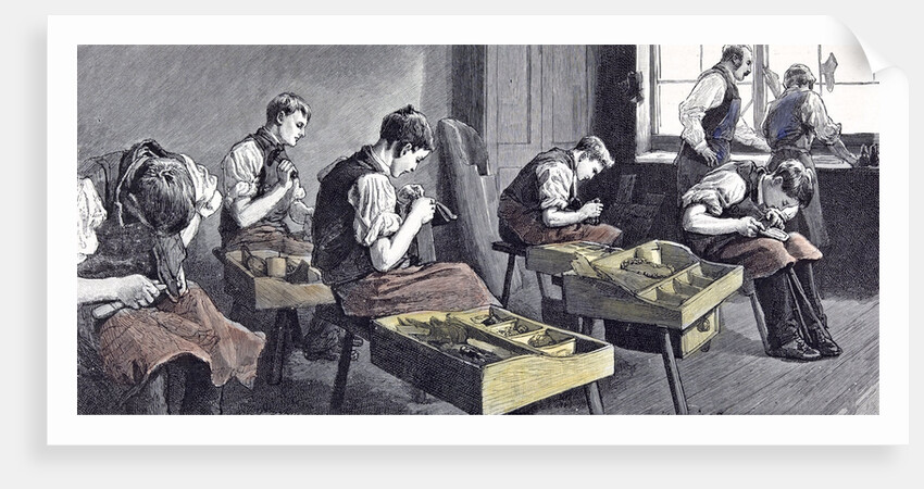 Little Boy's Home at Farningham Britain 1891 by Anonymous