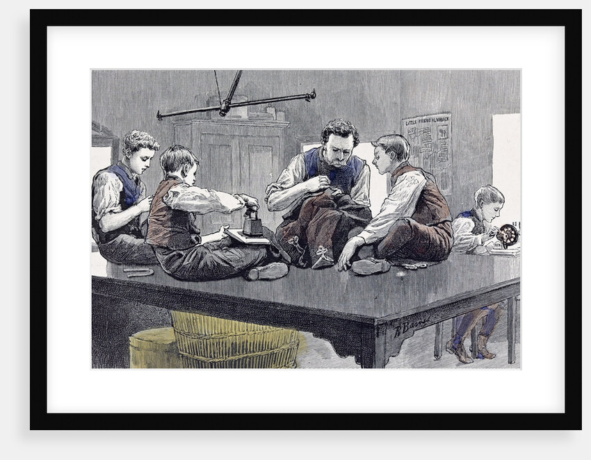 Little Boy's Home at Farningham Britain 1891 by Anonymous