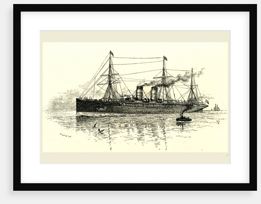 The Cunard Steamship Umbria, 1891 by Anonymous
