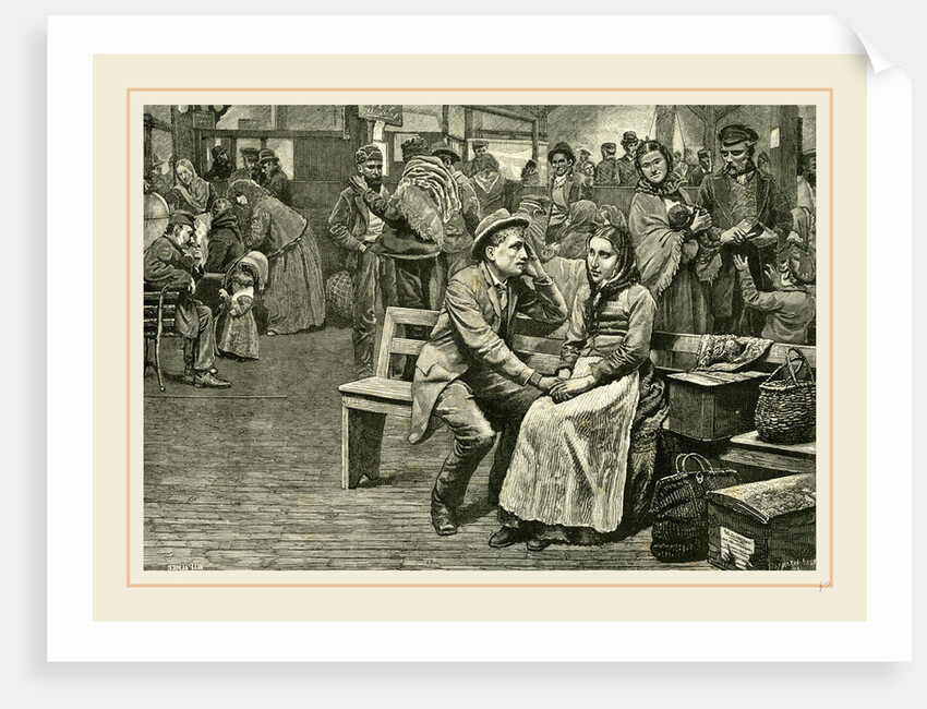 Immigrants at New York, 1891 by Anonymous