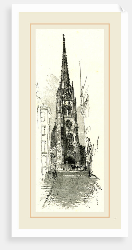 New York, Trinity Church, 1891 by Anonymous