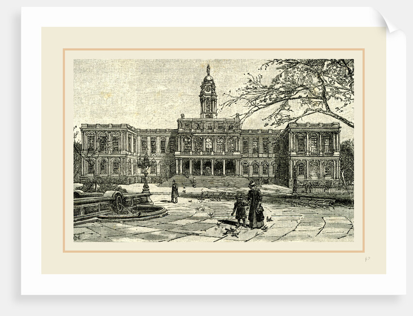 The New York City Hall, 1891 by Anonymous