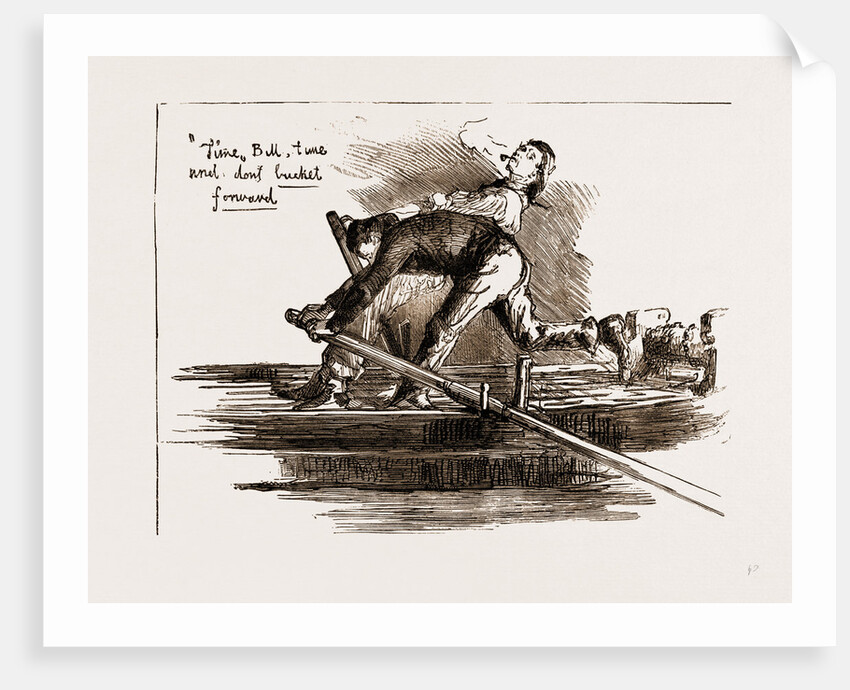 The Oxford And Cambridge Boat Race: Notes From The Press Boat, 1875 by Anonymous