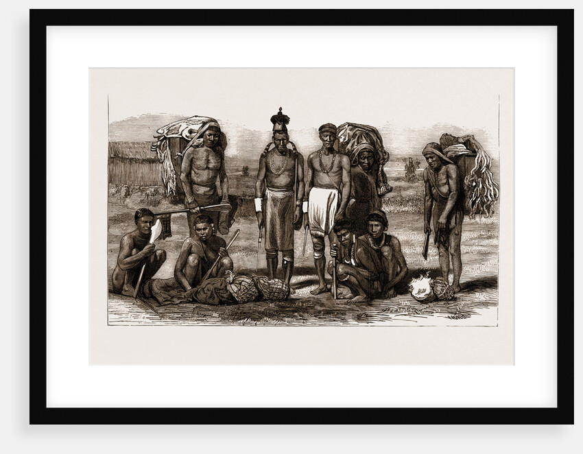 A Group Of Nagas, The Tribe By Whom Lieut. Holcombe Was Murdered by Anonymous