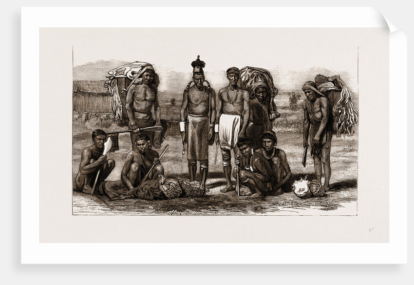 A Group Of Nagas, The Tribe By Whom Lieut. Holcombe Was Murdered by Anonymous