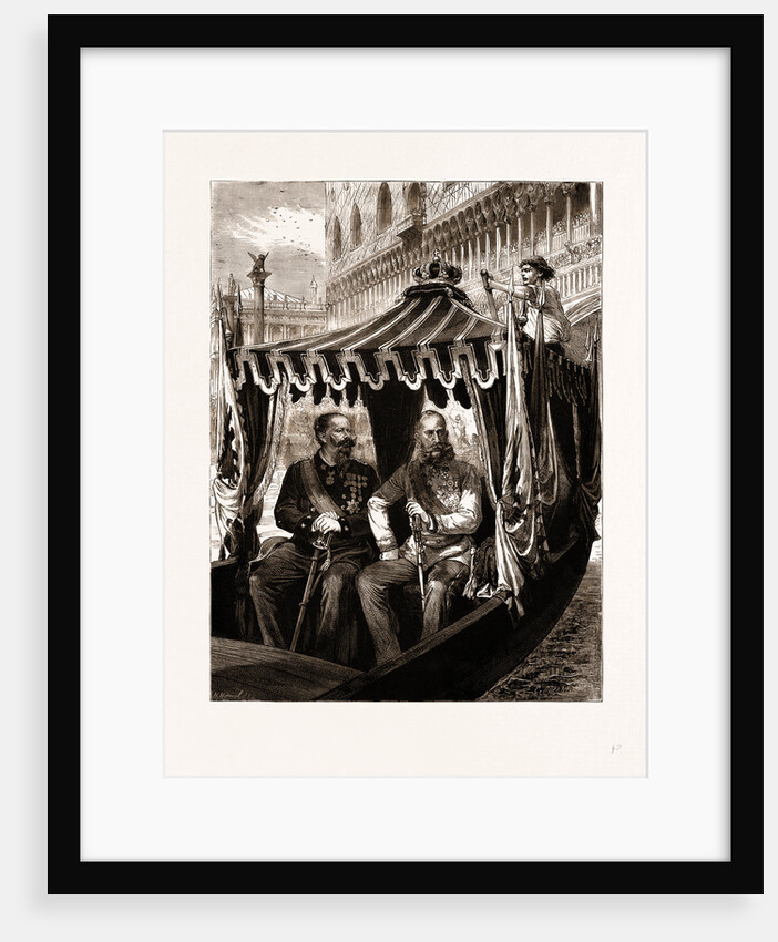 Visit Of The Emperor Of Austria To The King Of Italy At Venice by Anonymous