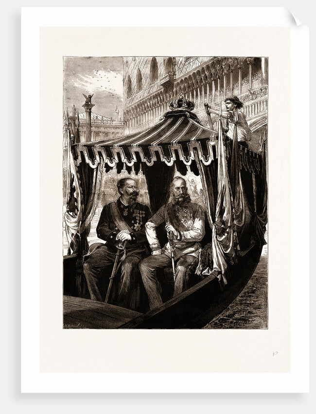 Visit Of The Emperor Of Austria To The King Of Italy At Venice by Anonymous