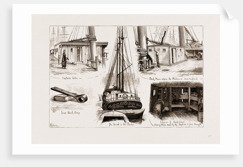 Mutiny On Board The jefferson Borden, 1875 by Anonymous