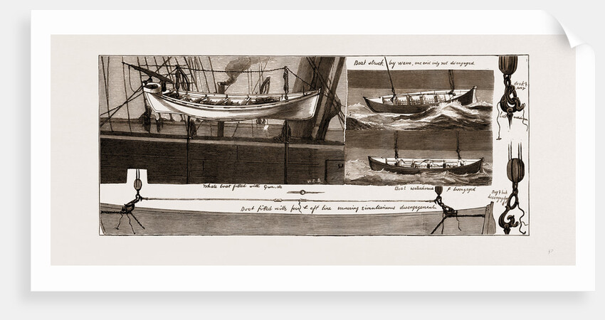 The Arctic Expedition, 1875: Patent Boat Lowering Apparatus by Anonymous