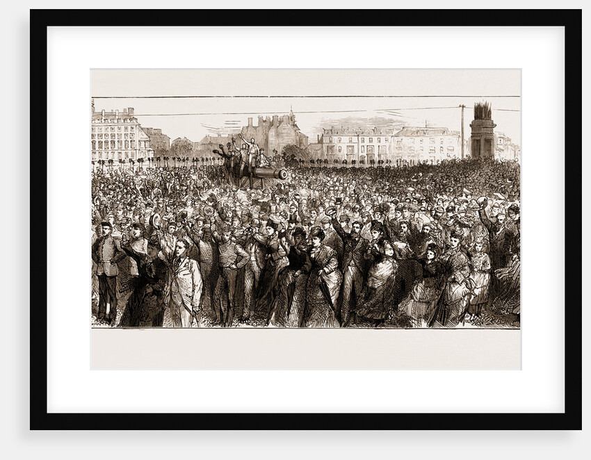 Departure Of The Arctic Expedition: The Crowd On The Beach, Portsmouth by Anonymous