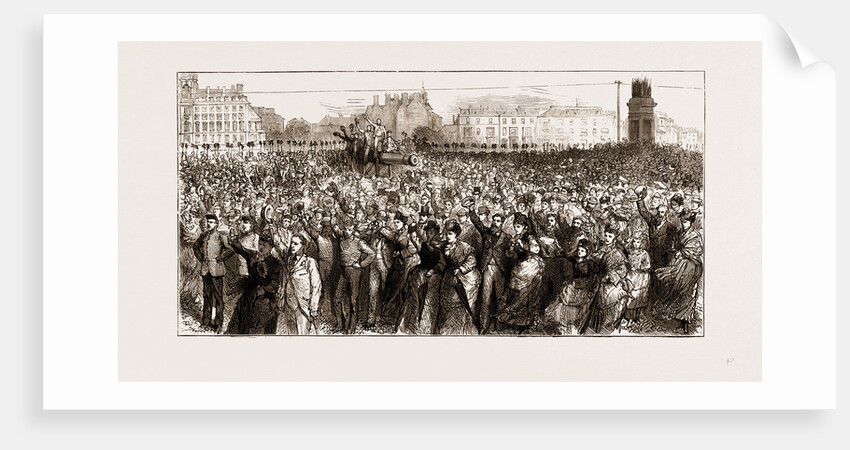 Departure Of The Arctic Expedition: The Crowd On The Beach, Portsmouth by Anonymous