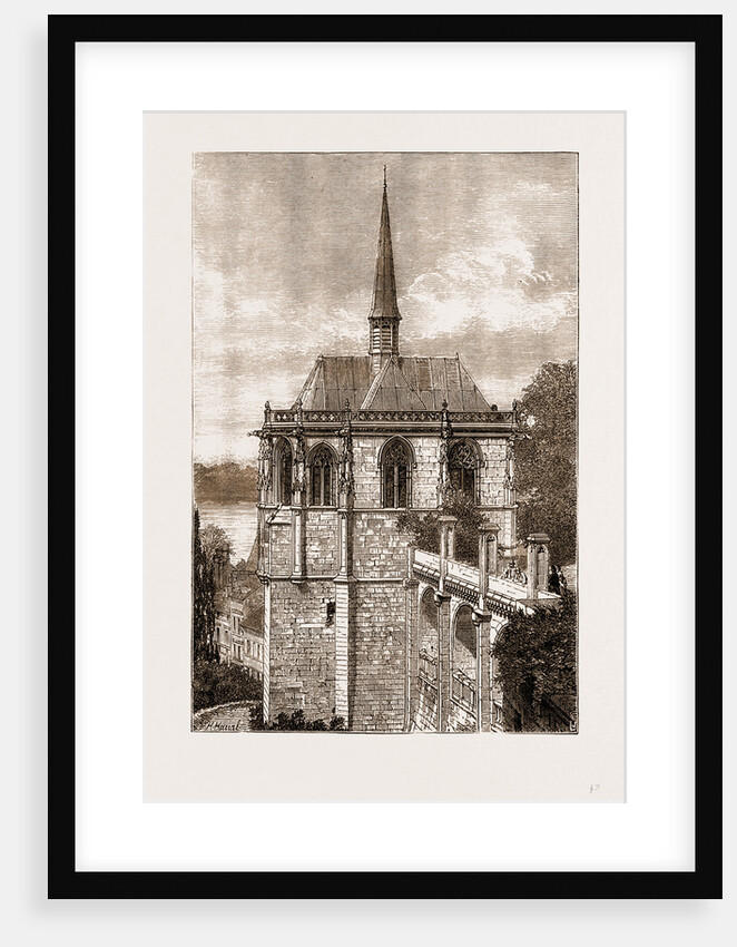 The Chateau D'amboise On The Loire, France by Anonymous