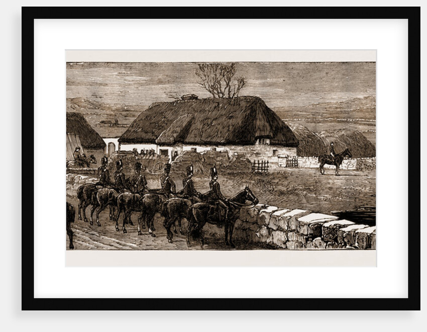 The Land Agitation In Ireland: Erecting A Police Hut At New Pallas, Limerick by Anonymous