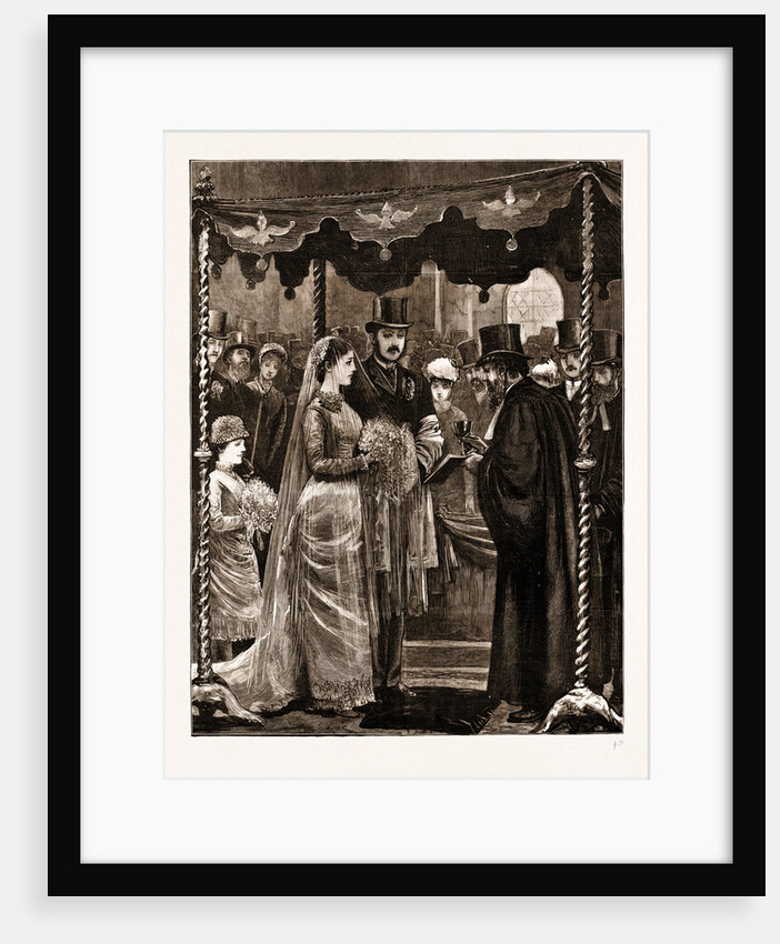 The Marriage Of Mr. Leopold De Rothschild And Mdlle. Marie Perugia In The Central Synagogue, Great Portland Street by Anonymous
