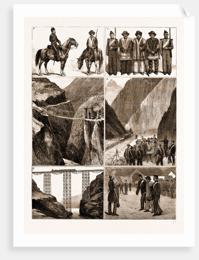 The War In South America, Recruiting For The Peruvian Army In The Cordillera by Anonymous