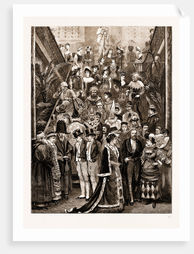 Fancy Ball Given By The Mayor Of Liverpool At The Town Hall, UK by Anonymous