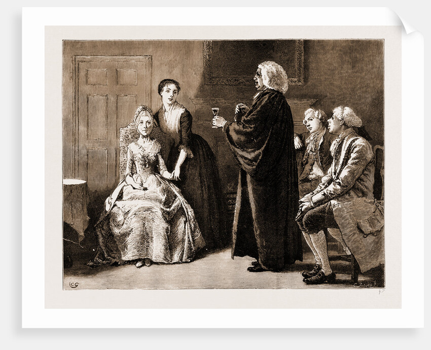 The Chaplain Of The Fleet, Drawn By Charles Green by Anonymous