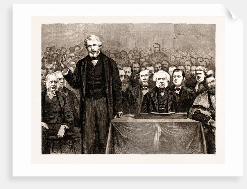 Mr. Carlyle Delivering The Address On His Installation As Lord Rector Of Edinburgh University, April 2 by Anonymous