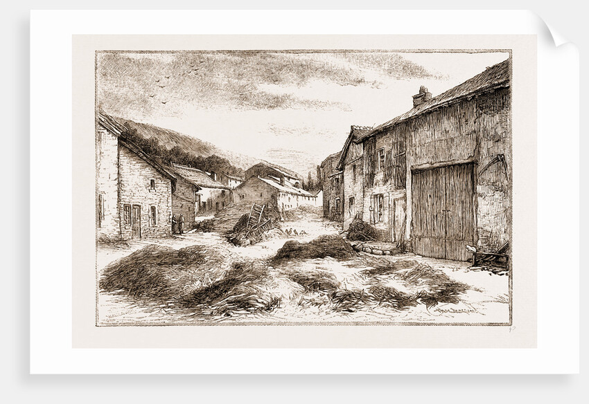 A Village In The Ardennes by Anonymous