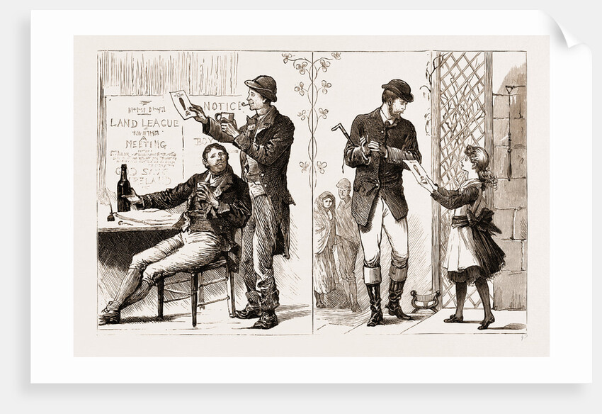 St. Valentine's Day In Ireland, 1881: The Maker: ( Gleefully )—a-h Jeames---'tis Illigant. The Receiver: is This For You by Anonymous