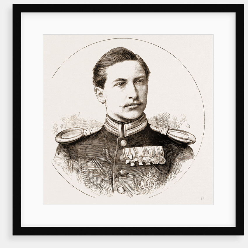 Prince Frederick William Victor Albert Of Prussia, Married To The Princess Augusta Victoria Of Schleswig-holstein by Anonymous