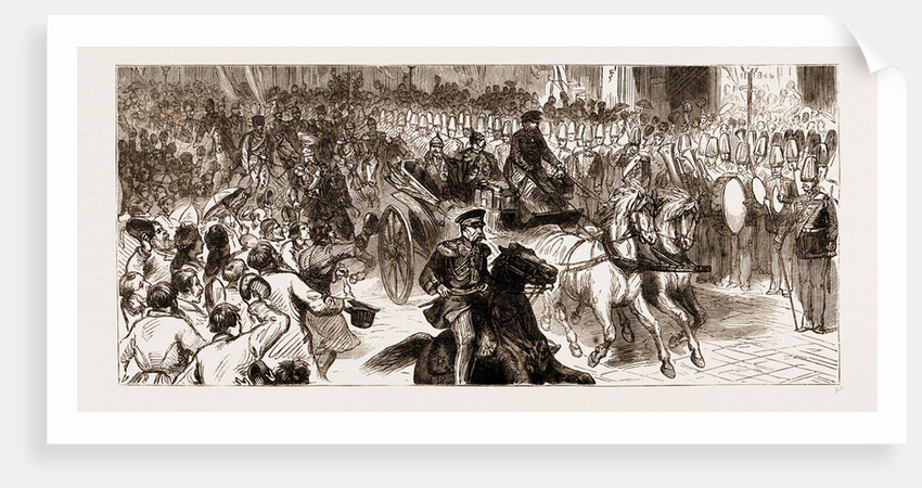 Opening Of The Russo-turkish War: Return Of The Czar To St. Petersburg From Kischineff by Anonymous
