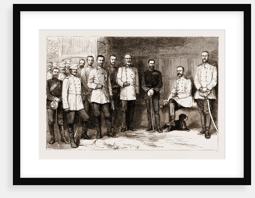The Late Czar Alexander II: The Russo-turkish War: The Czar And His Staff At Gorny Studen, 1877; Prince Suvaroft by Anonymous