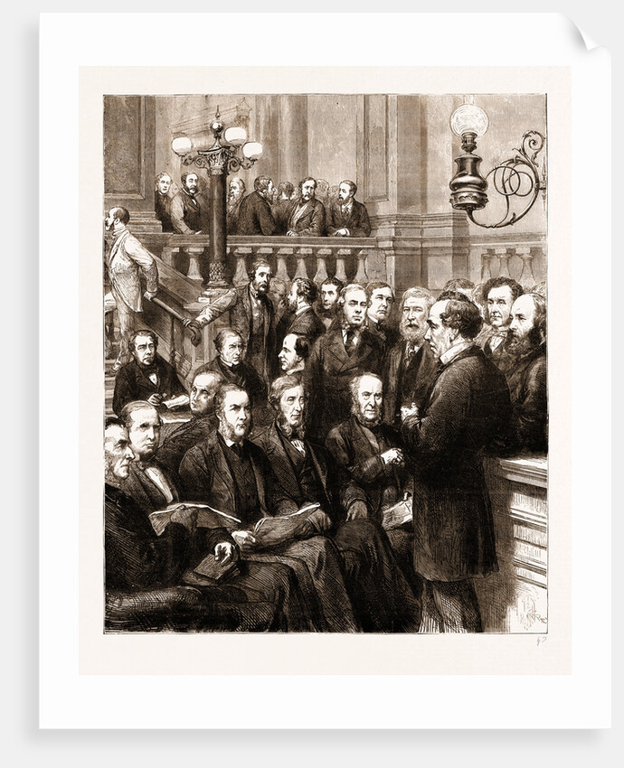 The Late Earl Of Beaconsfield: A Meeting Of The Conservative Party At The Carlton Club, 1881 by Anonymous