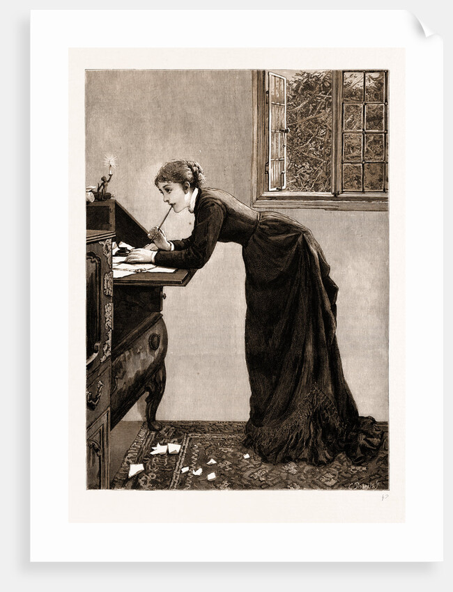 Shall I Say Yes? From The Painting By E.k. Johnson, Exhibited At Mclean's Gallery by Anonymous