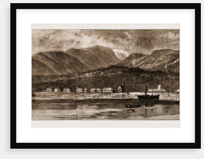 The Loss Of H.M.S. Doterel: Sandy Point, The Chilian Penal Settlement Off Which The Explosion Took Place by Anonymous