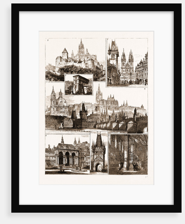 The Royal Wedding In Austria, Sketches In Prague by Anonymous