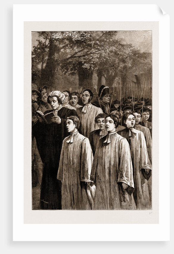 Rogation Day In The Olden Times: Beating The Bounds, 1881 by Anonymous