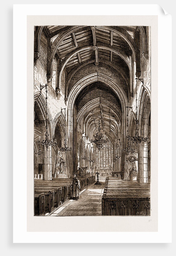 Interior Of St. Nicholas Church, Newcastle by Anonymous
