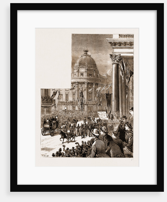 The Stephenson Centenary Celebration At Newcastle-on-tyne: Procession In Grey Street, Newcastle by Anonymous