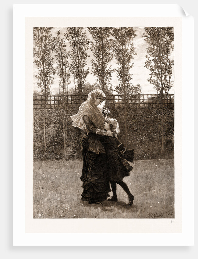 Mamma's Birthday, From The Painting By P.r. Morris by Anonymous