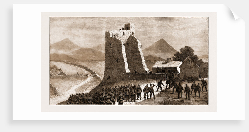 The Land Agitation In Ireland, 1881: Storming Castletown Castle At New Pallas by Anonymous