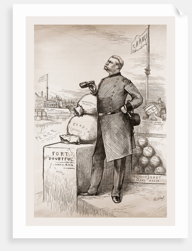 General Lookout. A Hard Fort to Attack With the Material You Have, 1880 by Anonymous