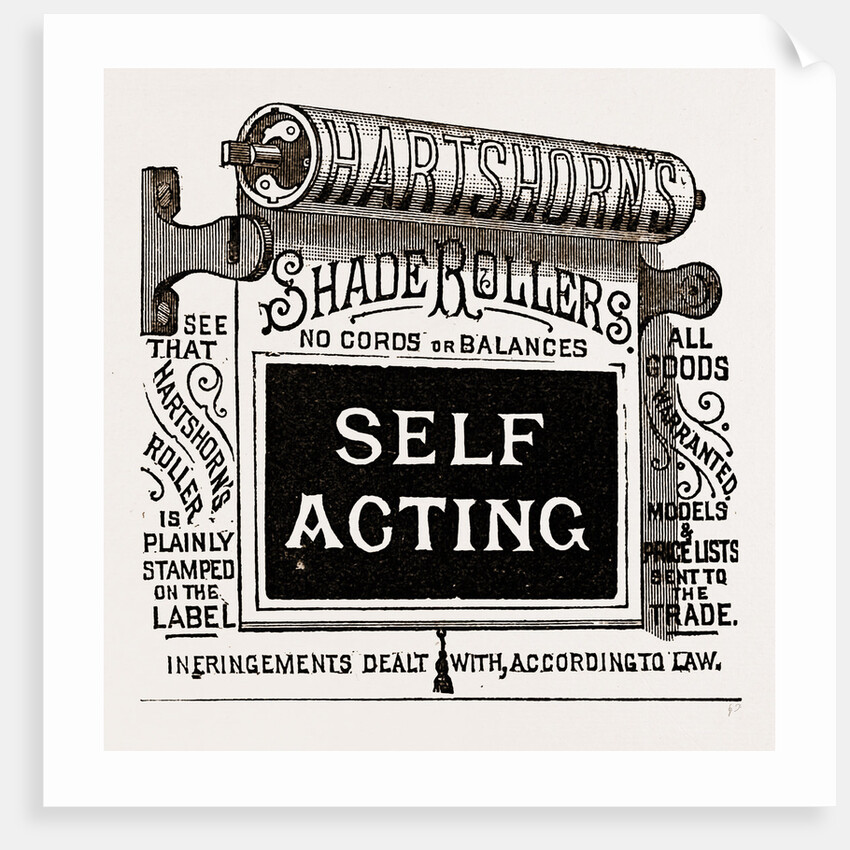Shade Rollers, Self Acting by Anonymous