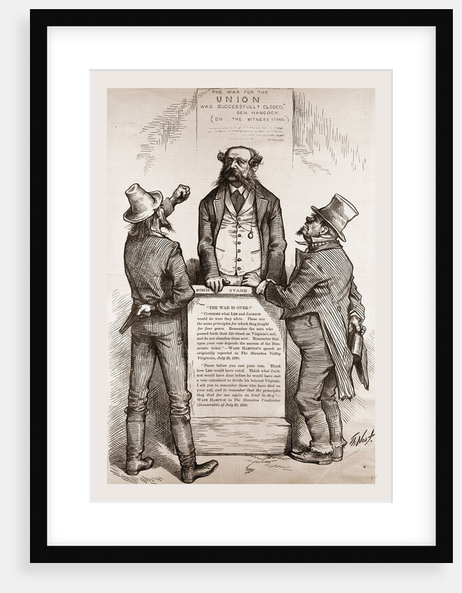 Wade Hampton's Dilemma, 1880 by Anonymous