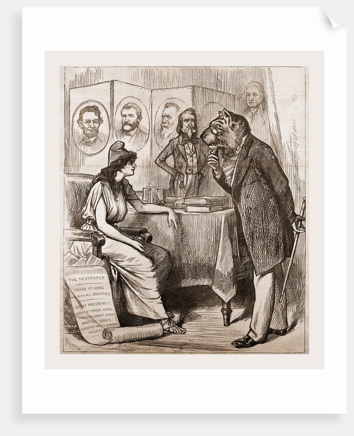 A Change Is Ecessary, Democratic Cry, 1880 by Anonymous